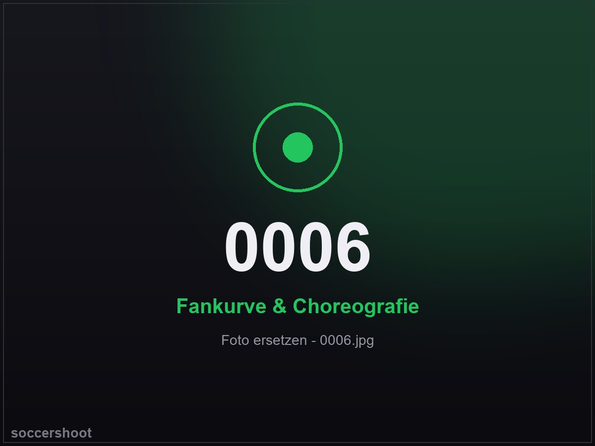 Fankurve und Choreografie